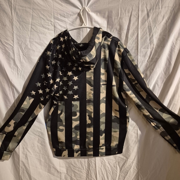 Camouflage and Star Pattern Kids Jacket - Picture 4 of 8